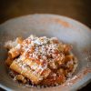 Rigatoni Amatriciana Pancetta IGP italienne, sauce tomate